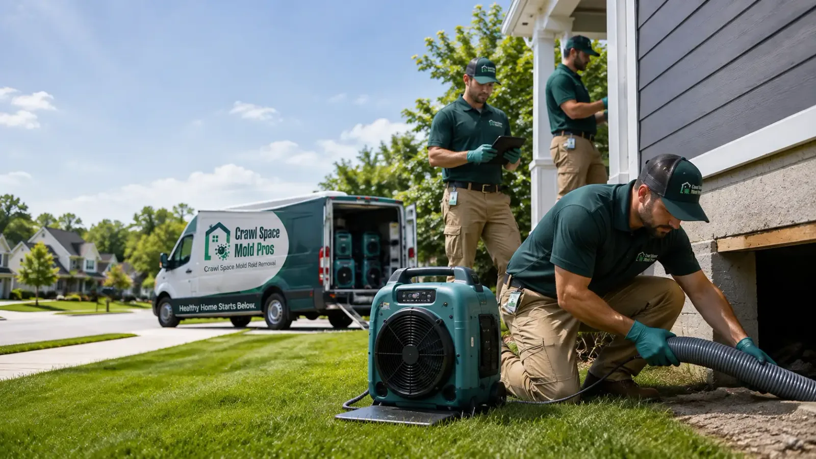 Crawl Space Mold Removal in Superior, IA
